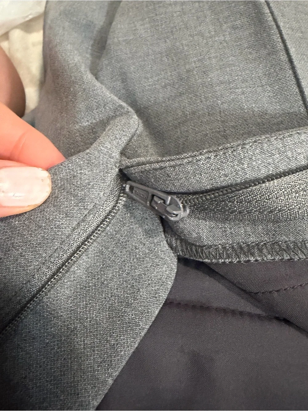 J crew smoked graphite Petite Natalia pant in four-season stretch